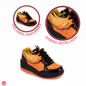 Tenis Patín Speed Rollers Fenix Fuego Roller Naranja