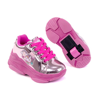 Tenis Patín Onix Quad Pink Rosa Metálico