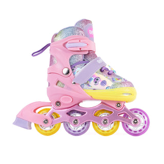 Patines De Línea Ajustables Onix Unicornio Multicolor Glitter