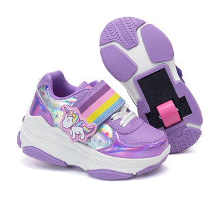 Tenis Patín Onix Style Rainbow Magic Multicolor Para Niña
