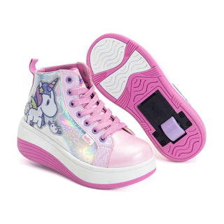 Tenis Patín Onix Style Magic Fireworks Rosa Para Niña