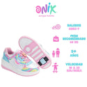 Tenis Patín Onix Style Fun Doodles Multicolor Para Niña