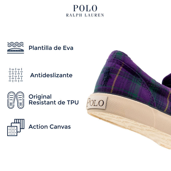 Tenis Polo Ralph Lauren Style Ball Harbour Morado