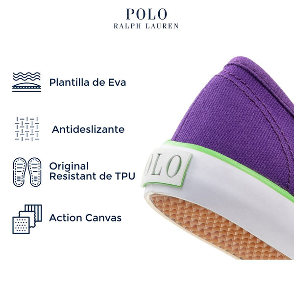 Tenis Polo Ralph Lauren Style Serena Morado