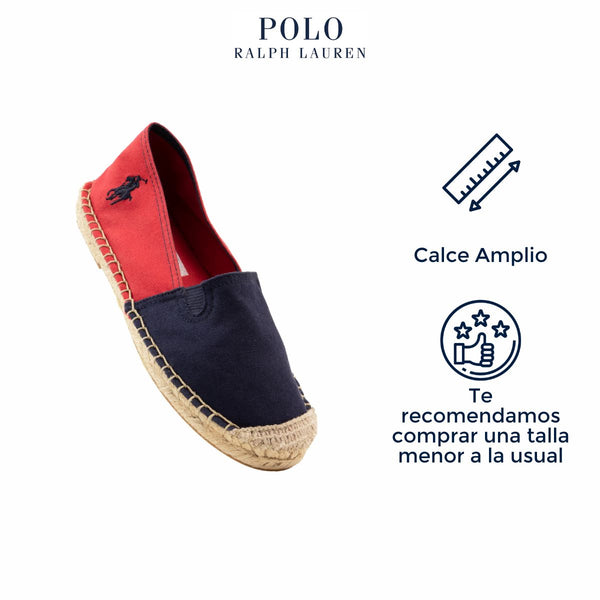 Alpargata Polo Ralph Lauren Style Bowl Rojo