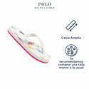 Sandalia Polo Ralph Lauren Style Amino Blanco Multi