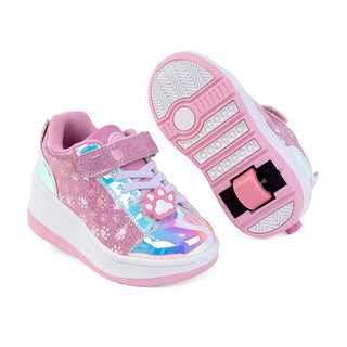 Tenis Patín Speed Rollers Mittle Cat Rosa