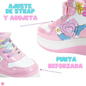Tenis Patín Speed Rollers Style Doodles Rollers Rosa Para Niña