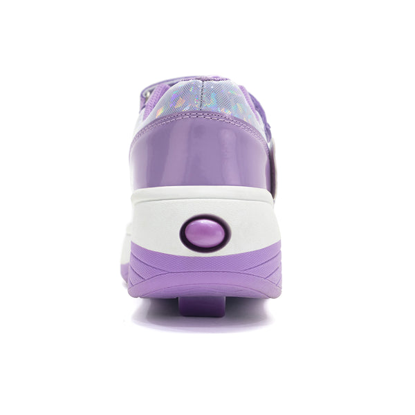 Tenis Patín Speed Rollers Style Shooting Star Speed Morado Para  Niña