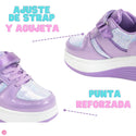 Tenis Patín Speed Rollers Style Shooting Star Speed Morado Para  Niña
