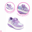 Tenis Patín Speed Rollers Style Shooting Star Speed Morado Para  Niña