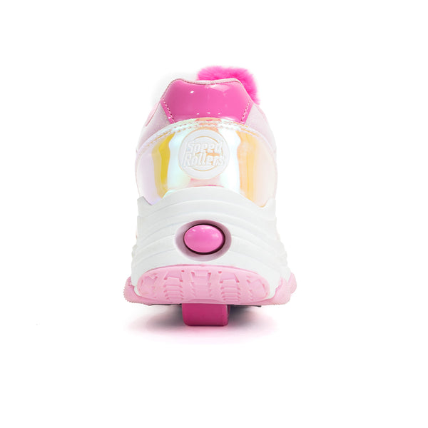 Tenis Patín Speed Rollers Style Bow Kitty Rosa Para Niña
