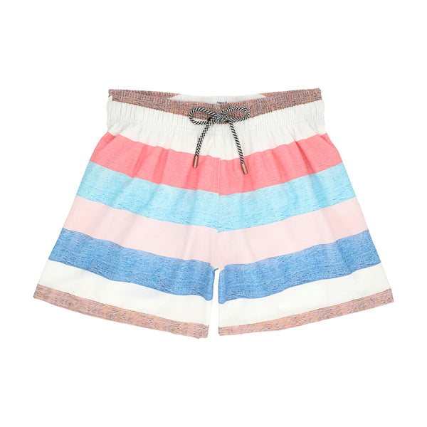 Traje De Baño WAVE Motion Rayas Multicolor Pastel