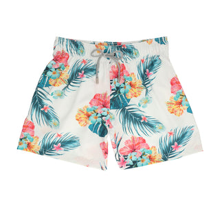 Traje De Baño WAVE Motion Floral Blanco