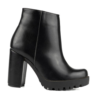 Botín Para Mujer Vida Leve Dana Piel Negro