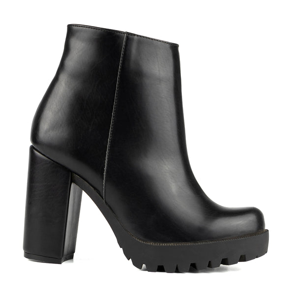 Botín Para Mujer Vida Leve Dana Piel Negro