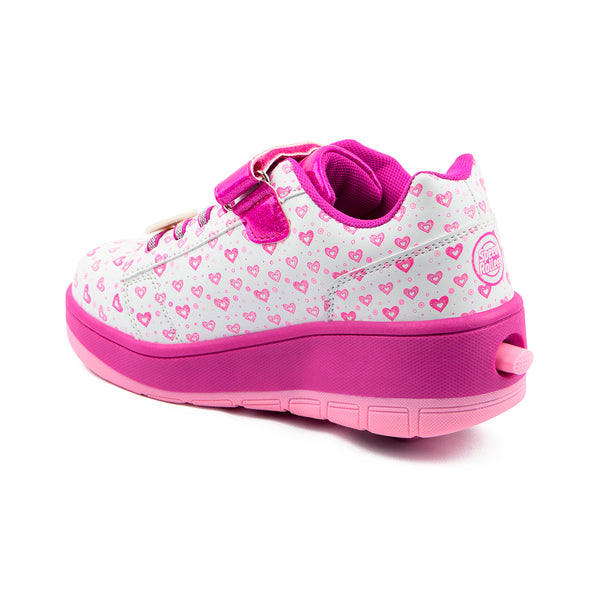 Tenis Patín Para Niña Speed Roller Amor Blanco
