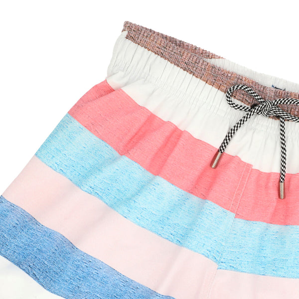 Traje De Baño WAVE Motion Rayas Multicolor Pastel