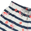 Traje De Baño WAVE Motion Flamencos Rayado Blanco