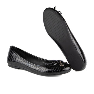 Flats Para Mujer Vida Leve Johana Negro