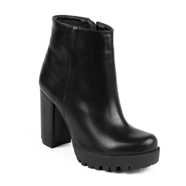 Botín Para Mujer Vida Leve Dana Piel Negro