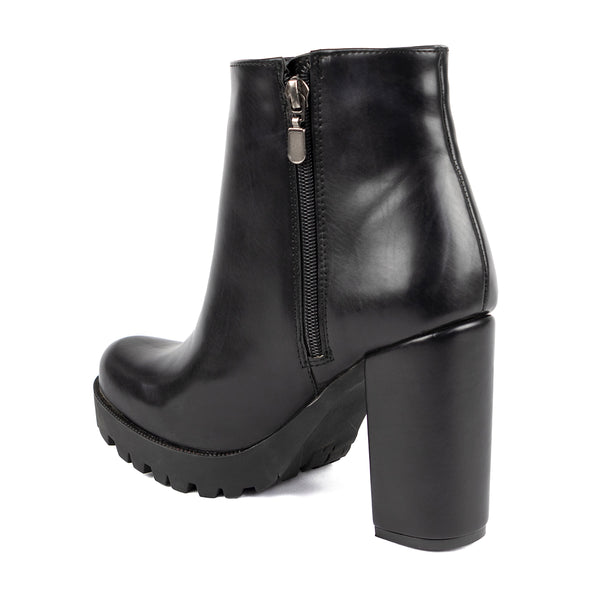 Botín Para Mujer Vida Leve Dana Piel Negro