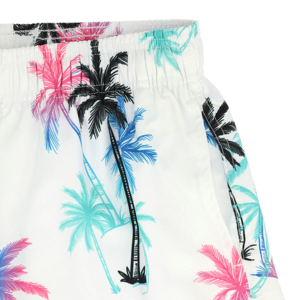 Traje De Baño WAVE Motion Palmeras Blanco