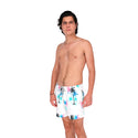 Traje De Baño WAVE Motion Palmeras Blanco