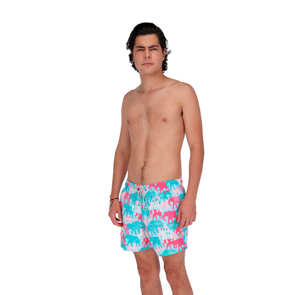 Traje De Baño WAVE Motion Elefantes Azul