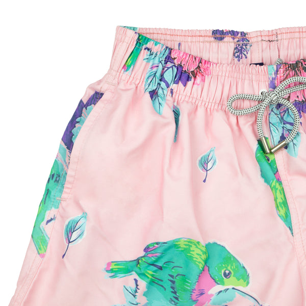 Traje De Baño Wave Motion Flor Hibisco Candy Pink