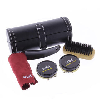 Kit Boleador De Limpieza Y Abrillantado Arfat Para Calzado De Piel