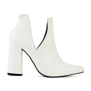 Botín Para Dama Vida Leve Lisa Blanco