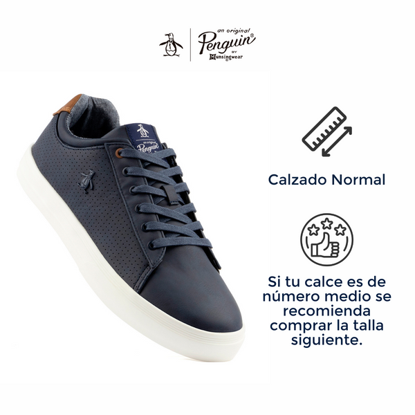 Tenis Original Penguin Style Gerald Azul Marino