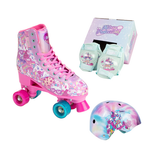 Patines Onix De 4 Ruedas Para Niña Mas Kit De Protecciones