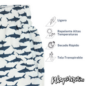 Traje De Baño WAVE Motion Tiburon Blanco