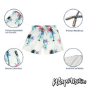 Traje De Baño WAVE Motion Palmeras Blanco