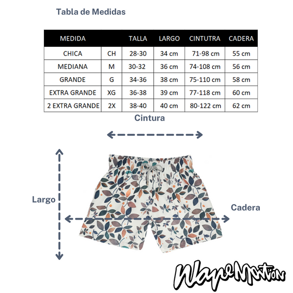 Traje De Baño WAVE Motion Hojas Gris Siberia