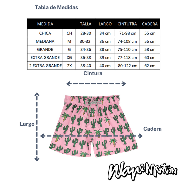 Traje De Baño WAVE Motion Cactus Rosa