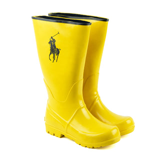 Bota De Lluvia Para Niños Polo Ralph Lauren Style Propietor Amarillo