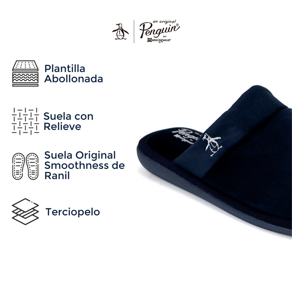 Pantufla Original Penguin Style Mardi Azul Marino
