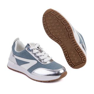 Tenis Original Penguin Style Daisy Azul Demin