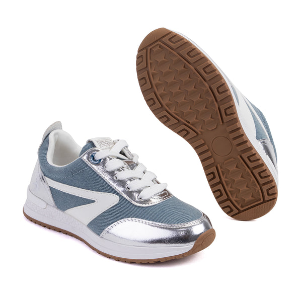 Tenis Original Penguin Style Daisy Azul Demin