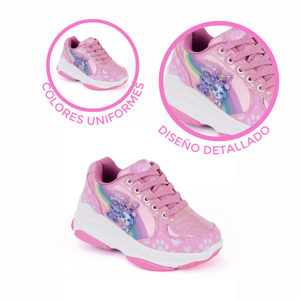 Tenis Patín Onix Unicornio Puppy Cute Rosa