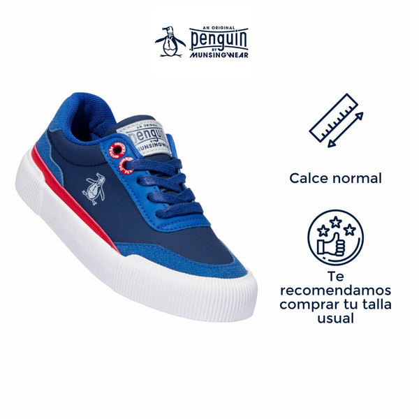 Tenis Original Penguin Style Ferb Azul Rey