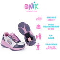 Tenis Patín Onix Unicornio Friends Roller Rosa