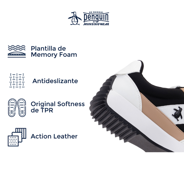 Tenis Original Penguin Style Lily Negro