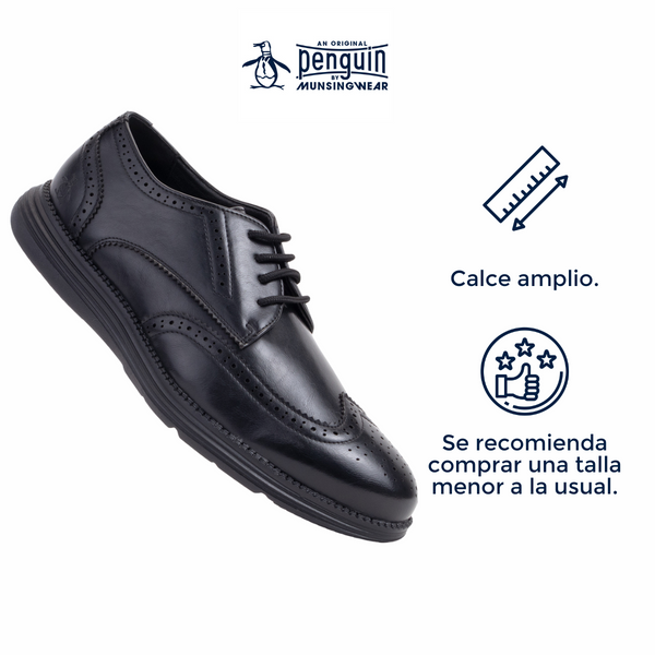 Zapato Bostoniano Original Penguin Style Bond Negro