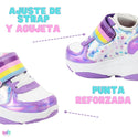 Tenis Patín Onix Style Rainbow Magic Multicolor Para Niña