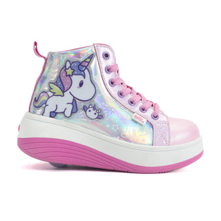 Tenis Patín Onix Style Magic Fireworks Rosa Para Niña