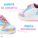 Tenis Patín Onix Style Fun Doodles Multicolor Para Niña